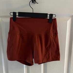 Born Primitive Women's Athletic Shorts in Rust